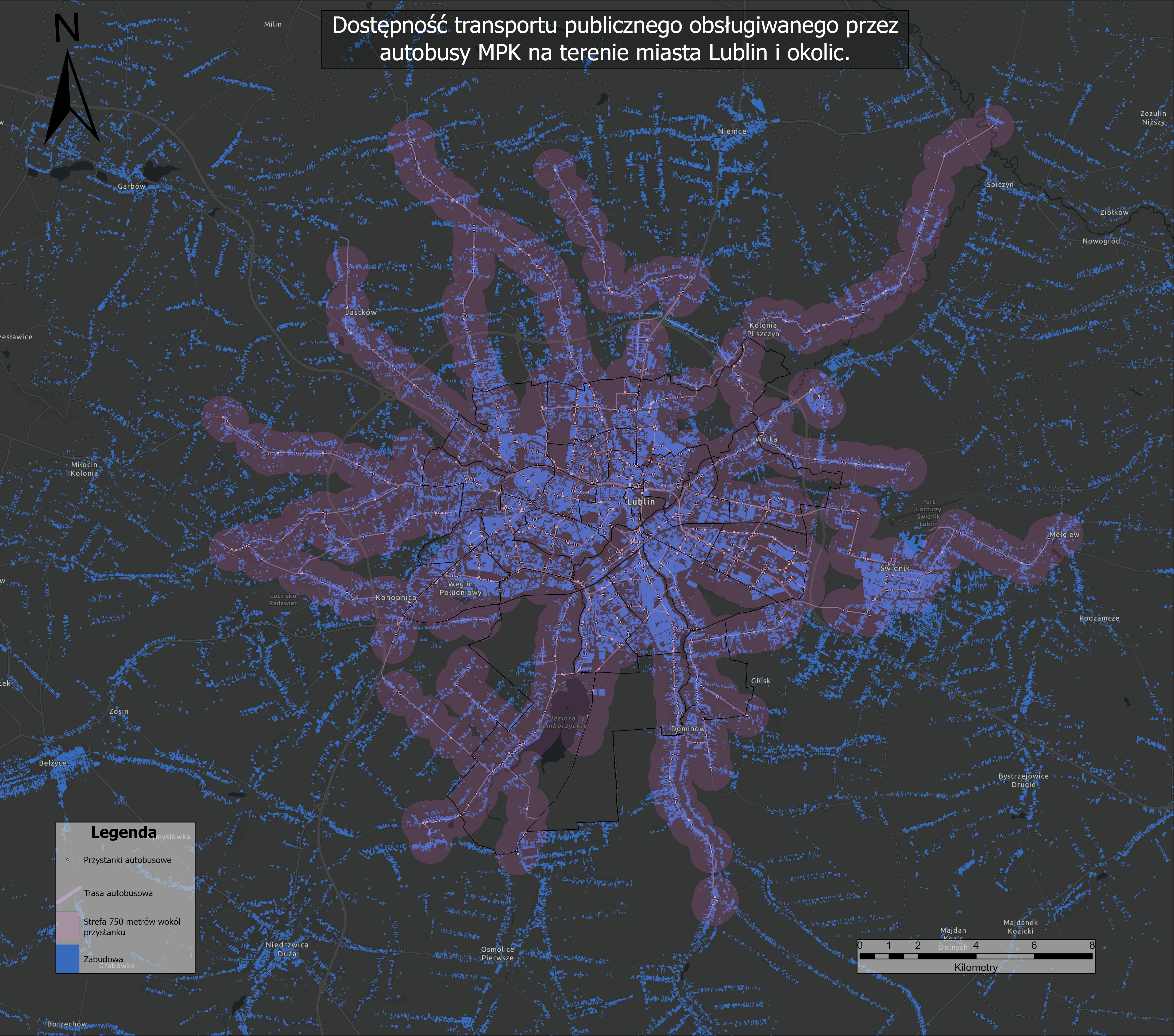 Public Transport Accessibility of MPK Bus Network in Lublin